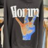 Homme Femme Twisted Fingers Hoodie - Image 3