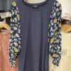 Floral Print Dolman Sleeve Dress